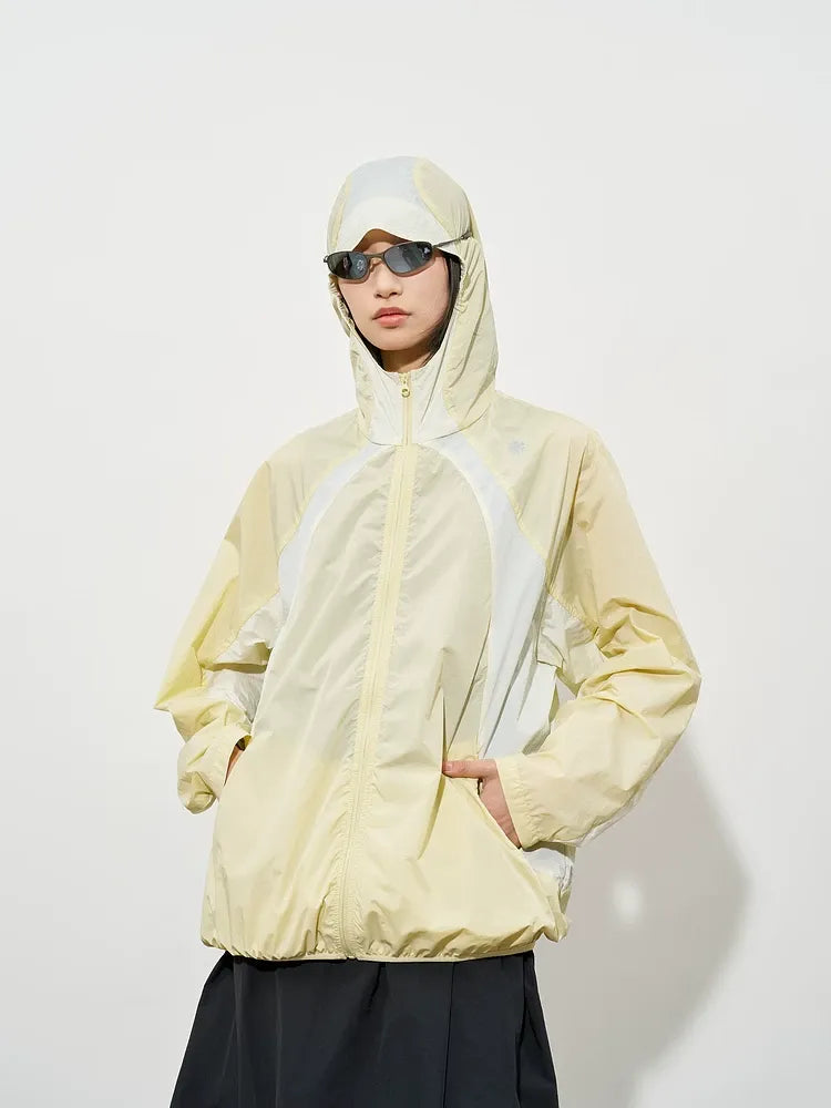 Lightweight Colorblock Hooded Jacket