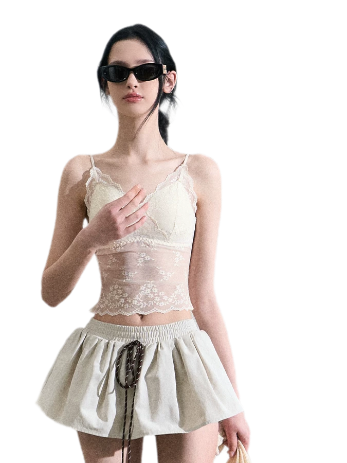 Lace Slim Cami Top