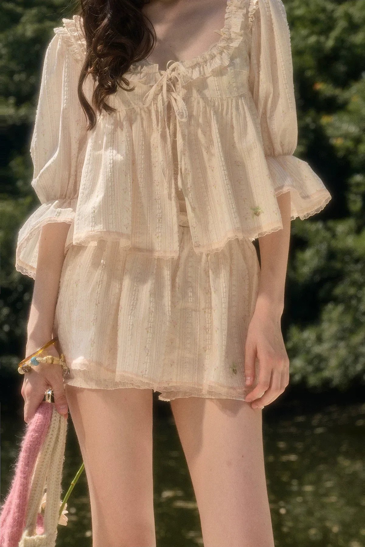Peach Babydoll Set