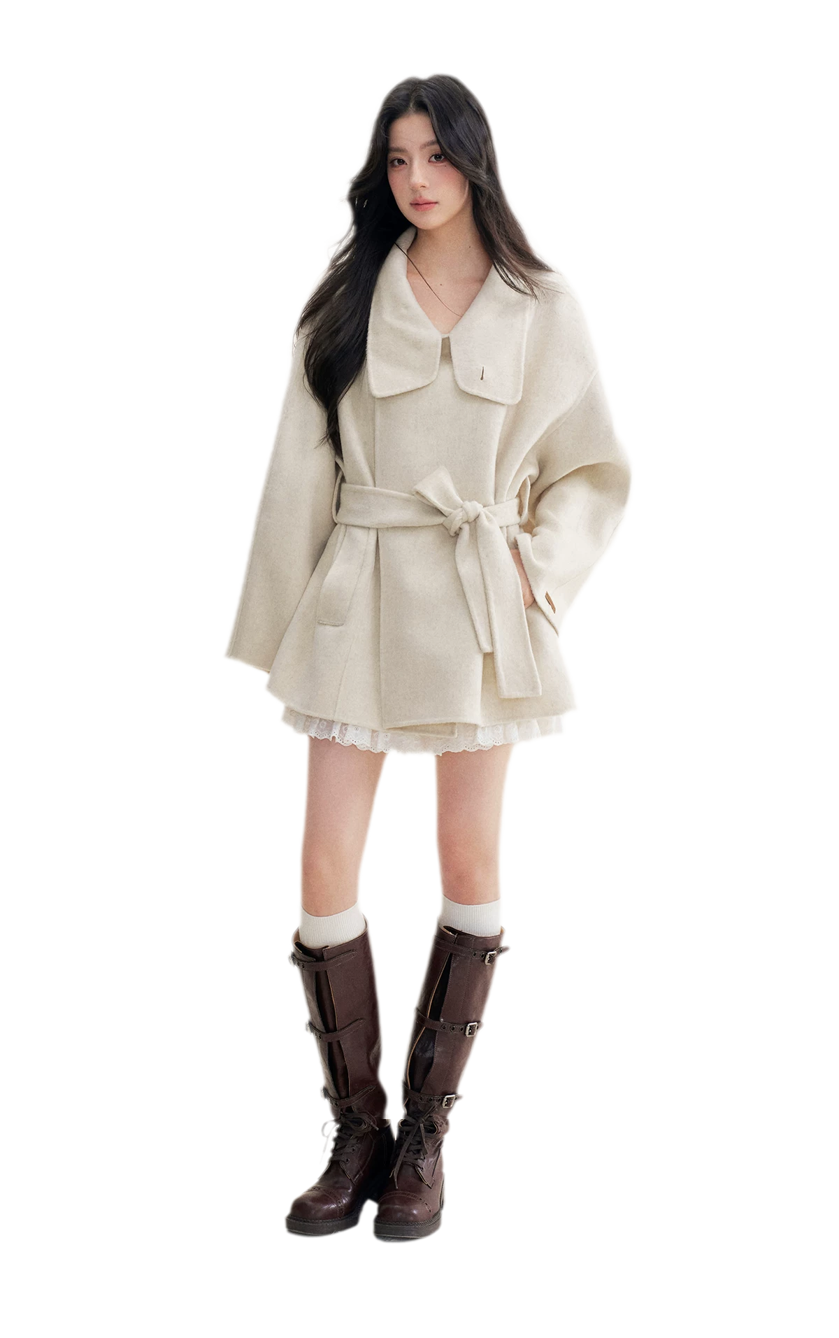 70 Wool Stand Collar Coat