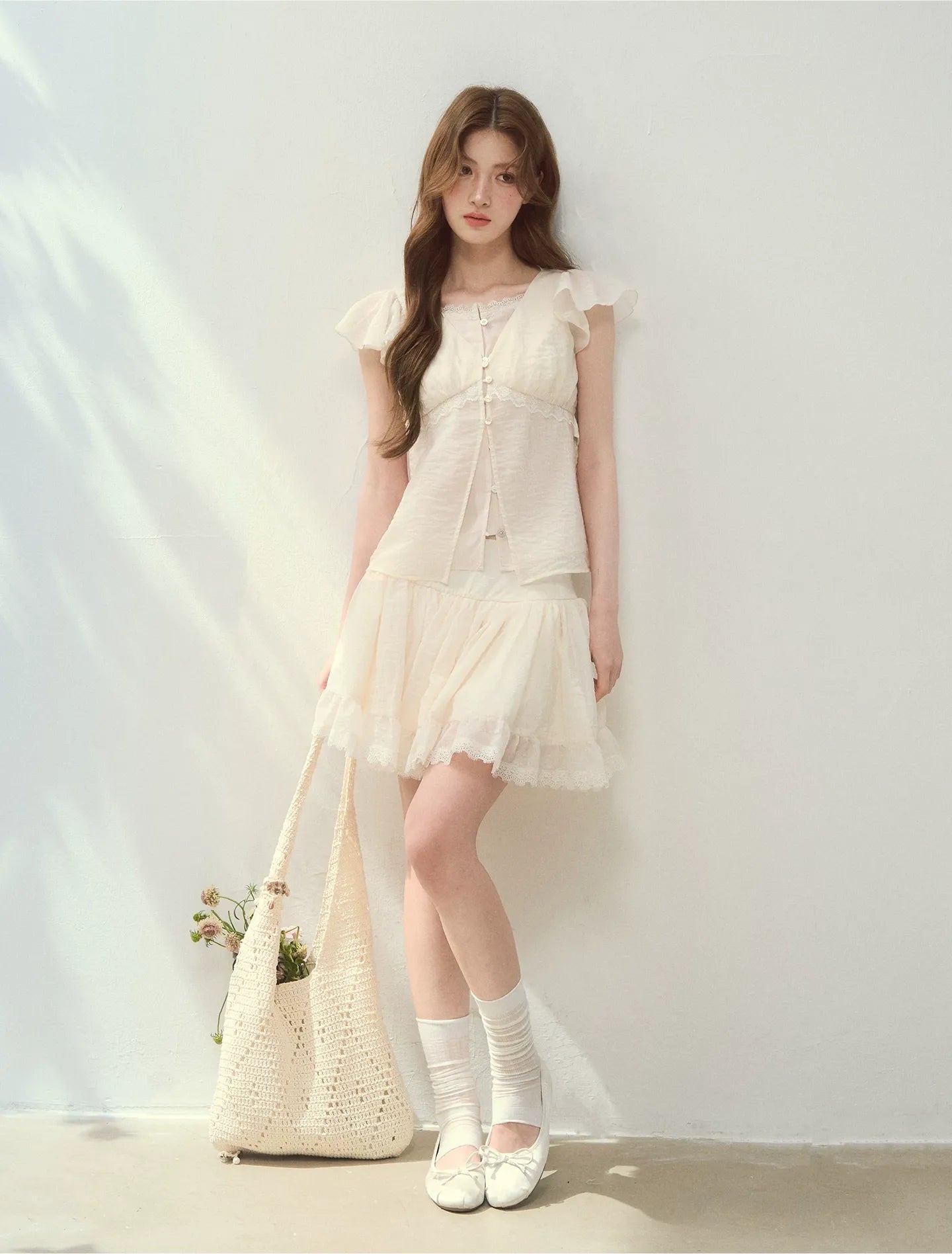 Shell Girl Blouse Skirt