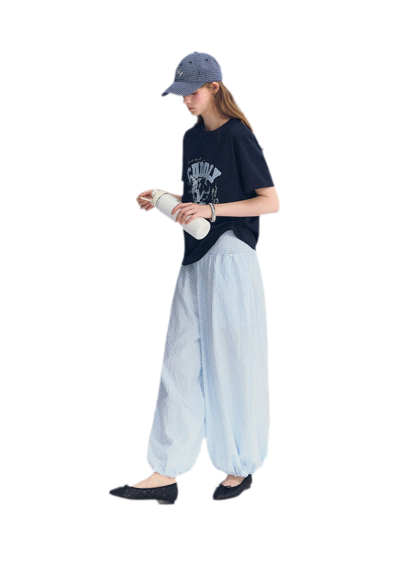 Cat Print Relaxed T-Shirt