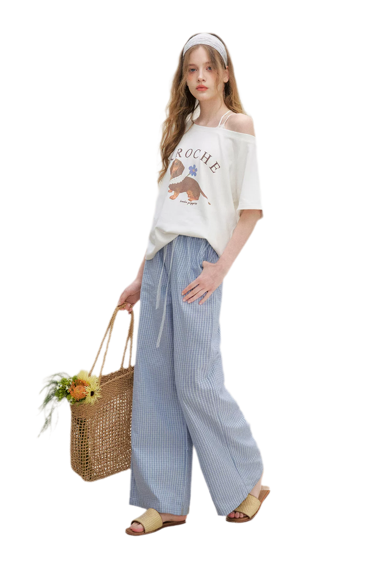 Handpainted Dachshund Tee Cami