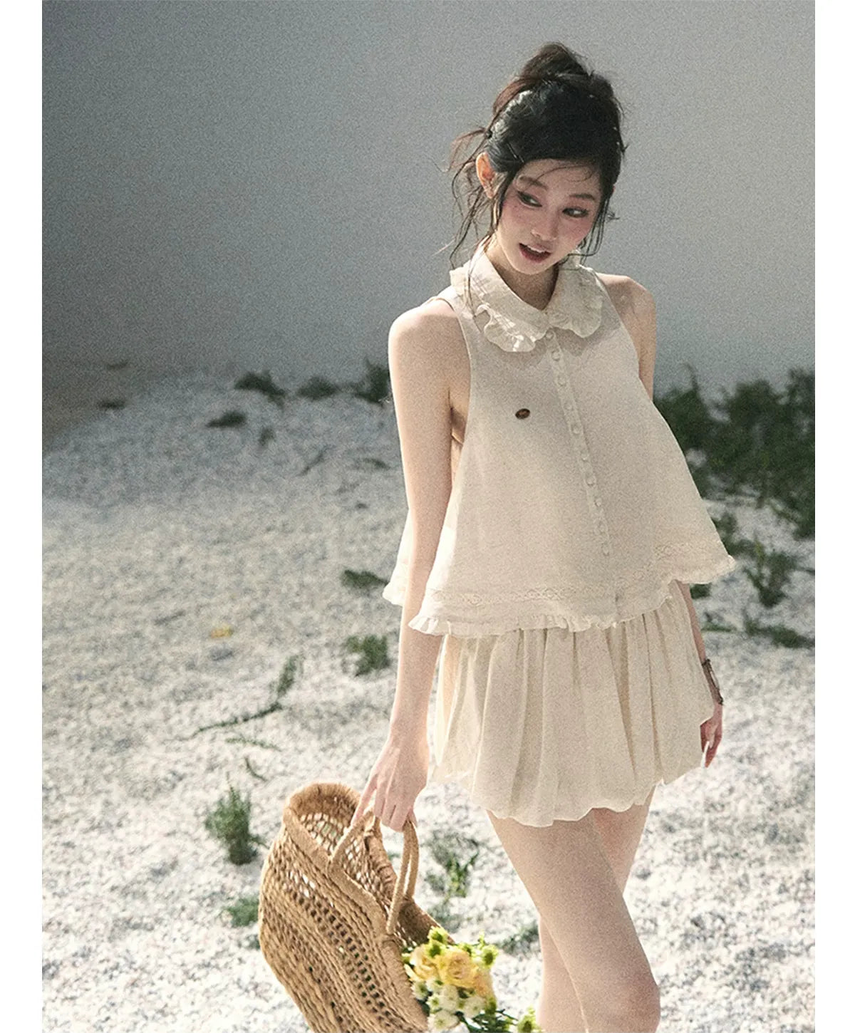 Soft Lace Two-Piece Set