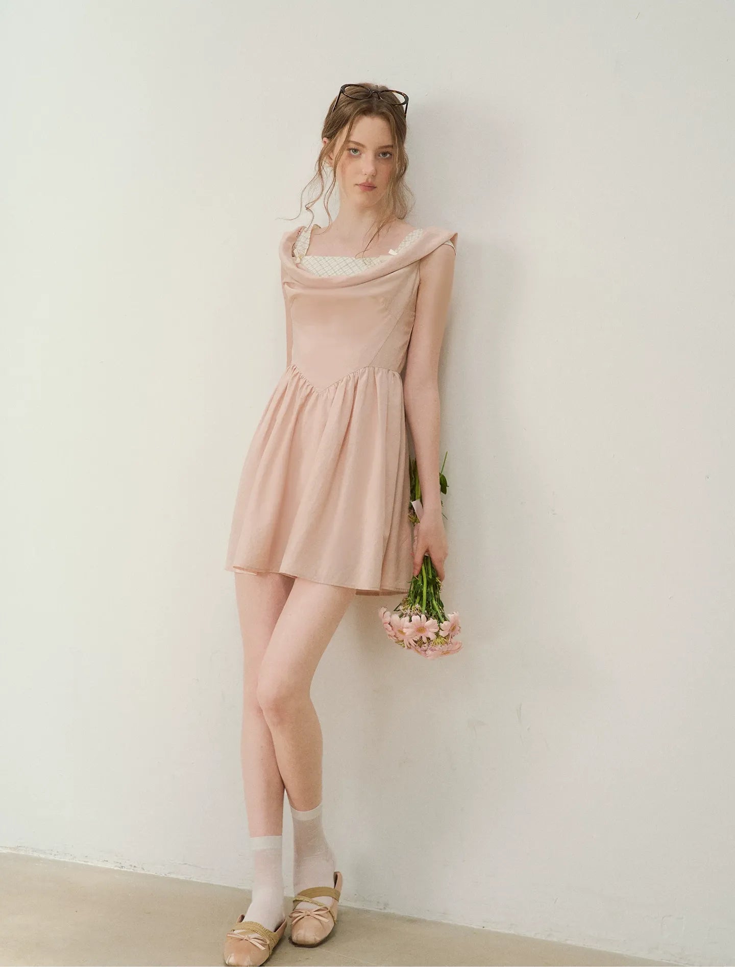 Lyocell Check Dress