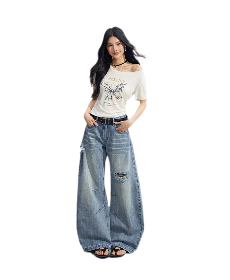 Butterfly Ruched Tee