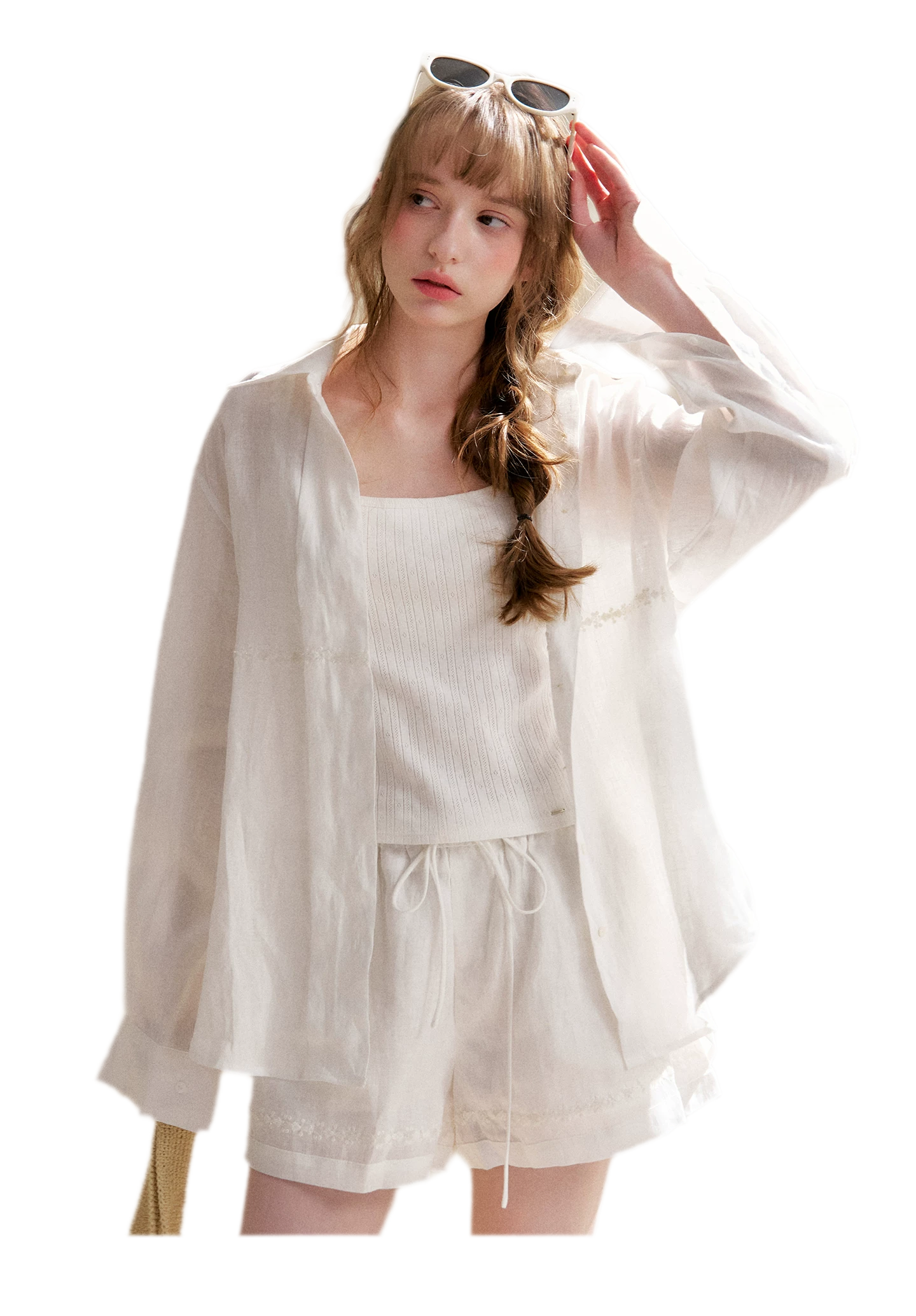 Tencel Linen Beaded Set