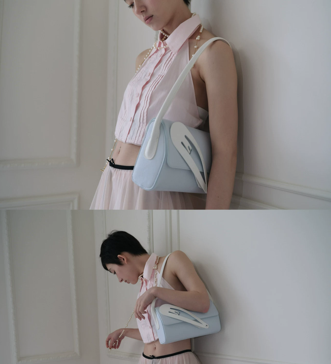 Oversized Hair Clip Shoulder Bag