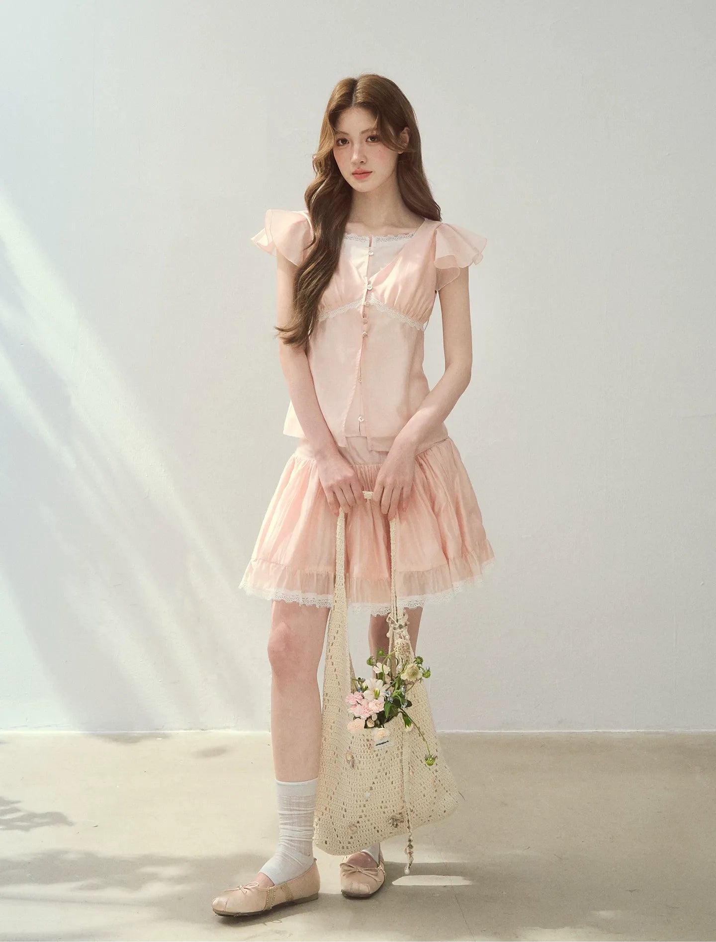 Shell Girl Blouse Skirt
