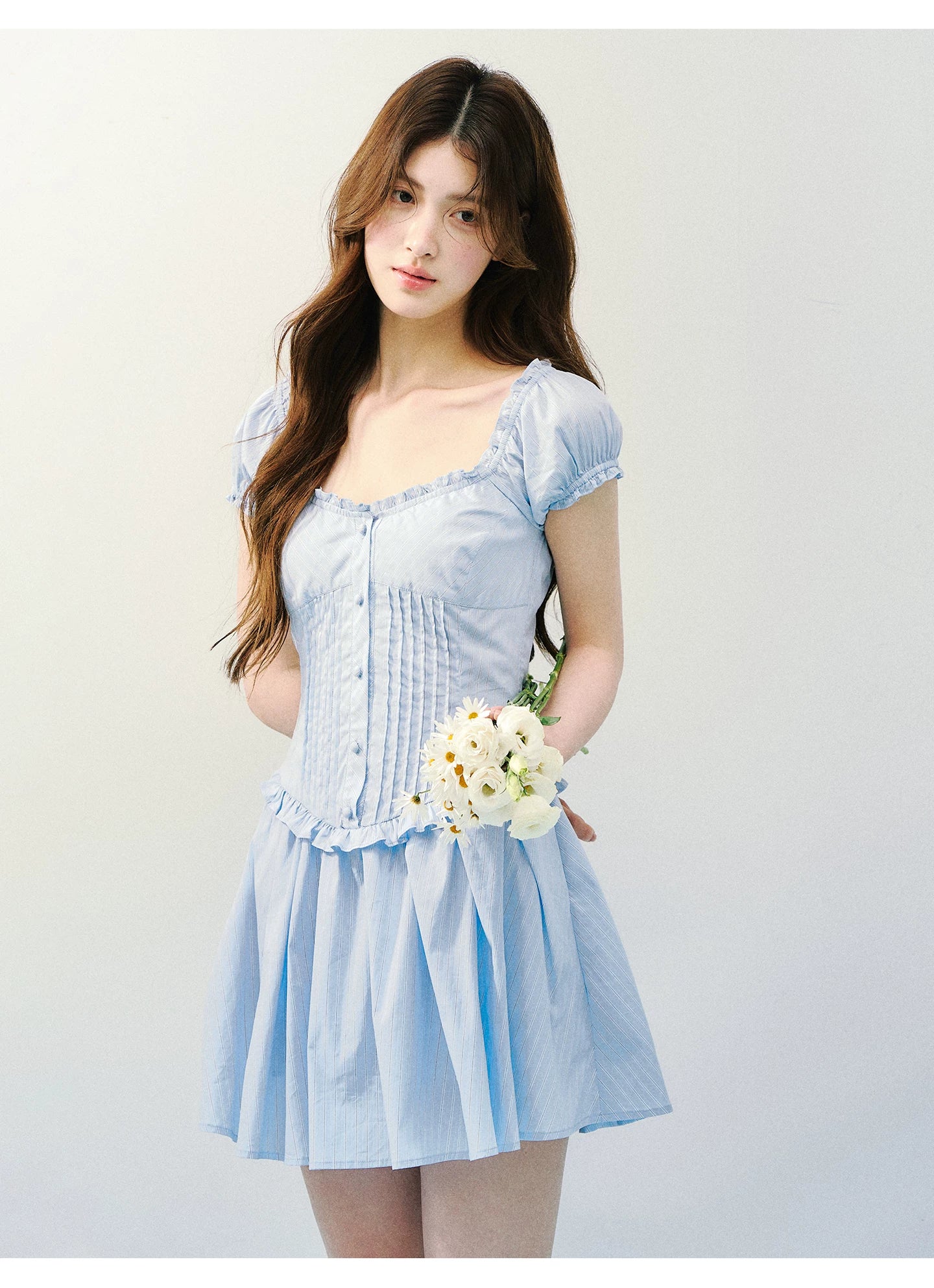 Sea Salt Afternoon Striped Tea Dress