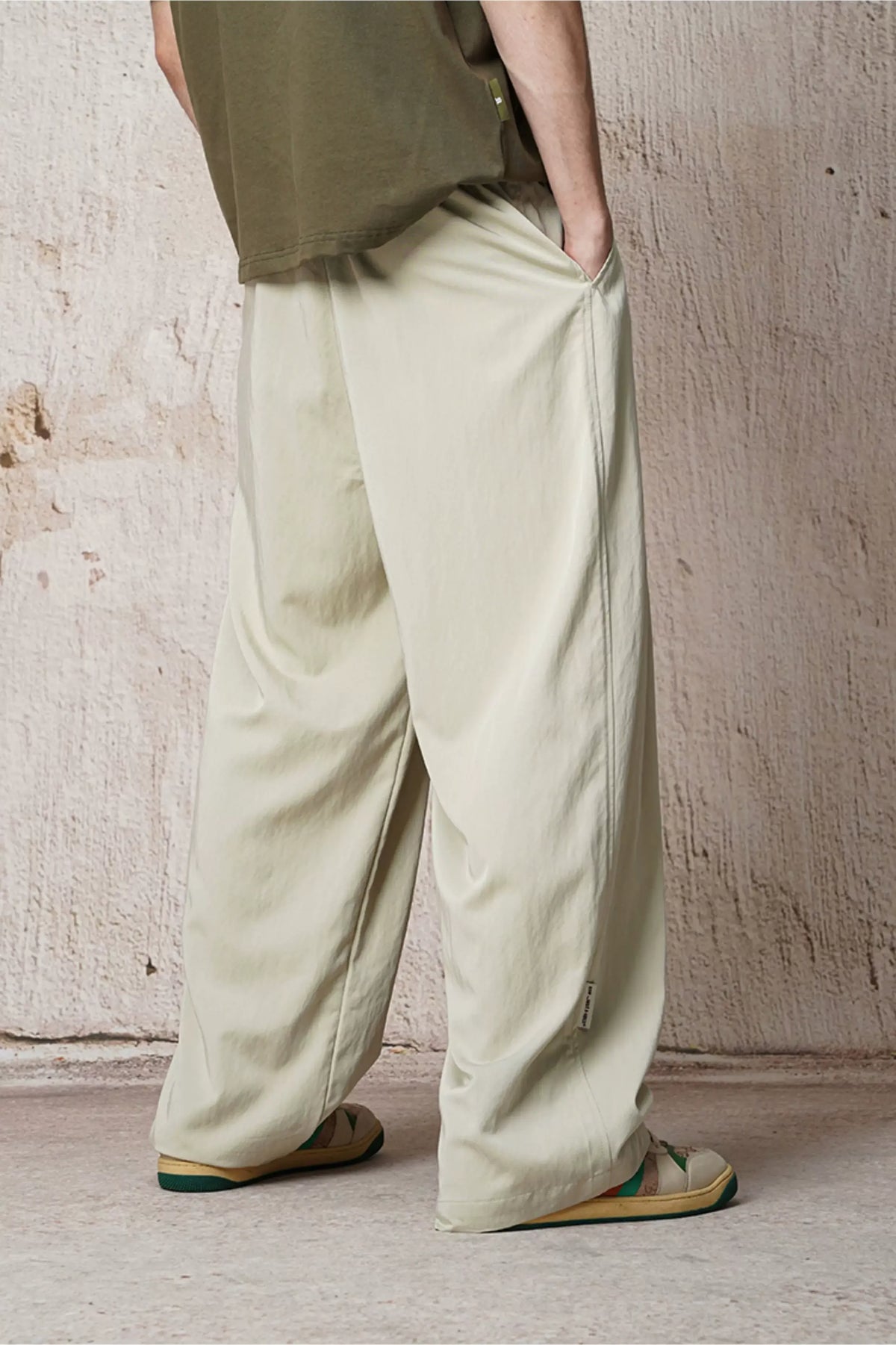 Relaxed Straight-Leg Trousers
