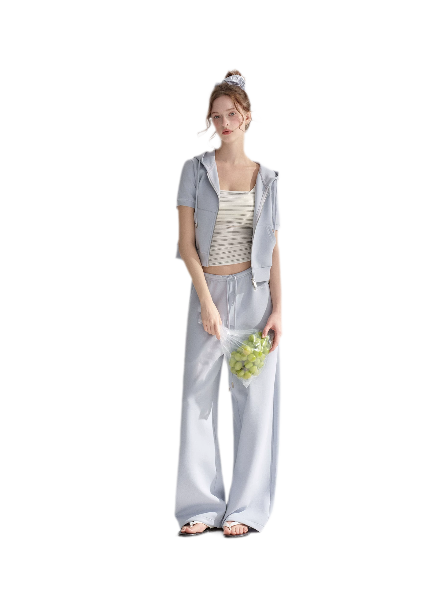 Modal Zip Hoodie Set