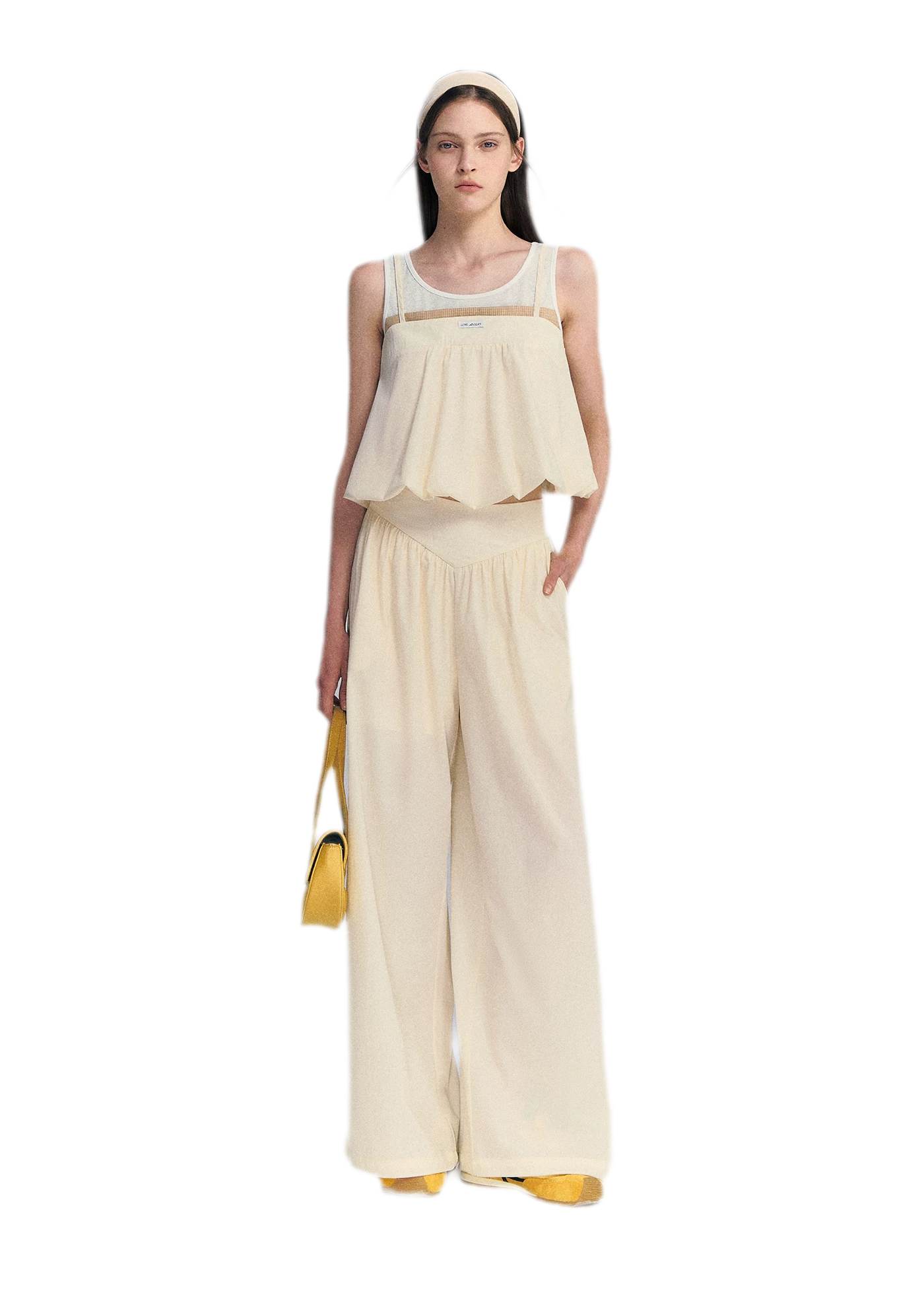 Contrast Faux Layered Set