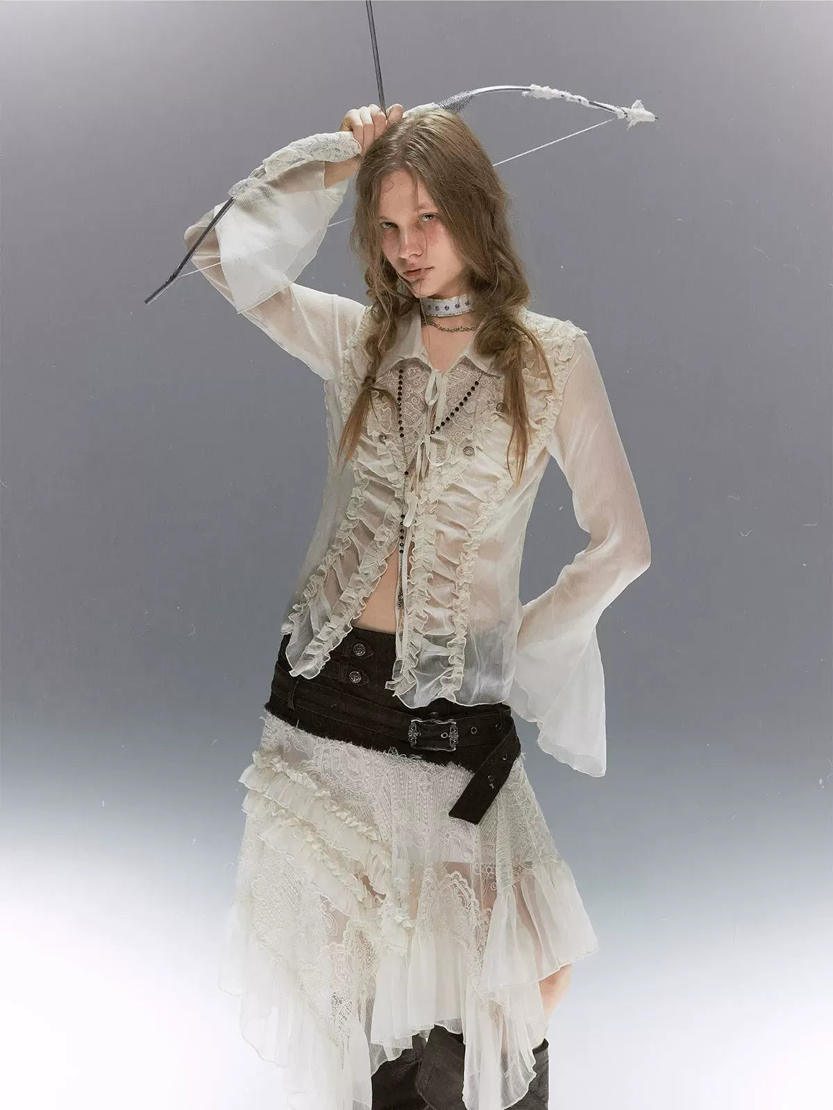 Palace Chiffon Lace Shirt