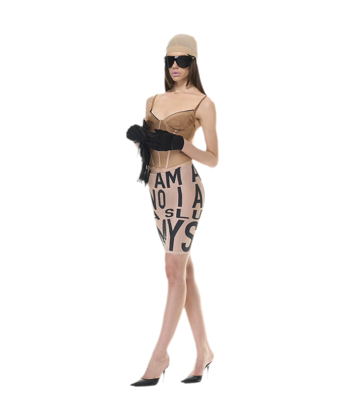 Lace Mesh Slim Cami