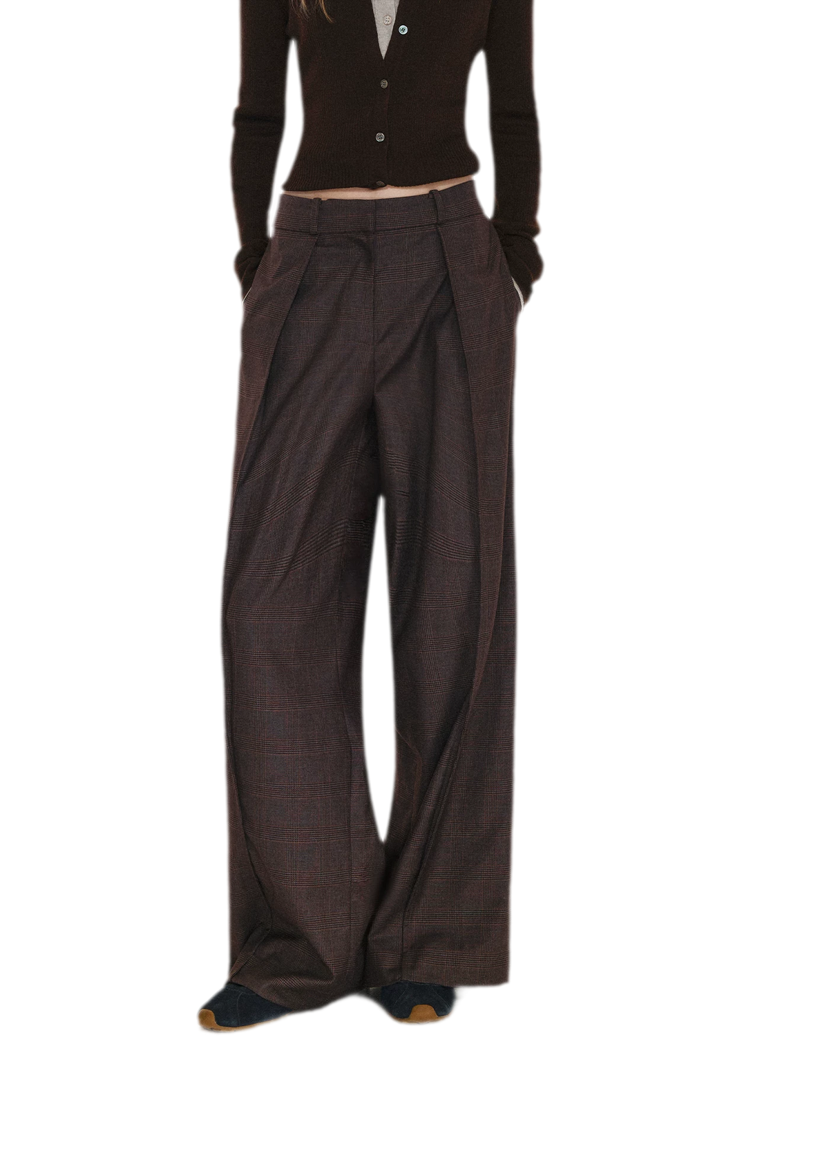Abnehmbare Lagen-Hose mit weitem Bein