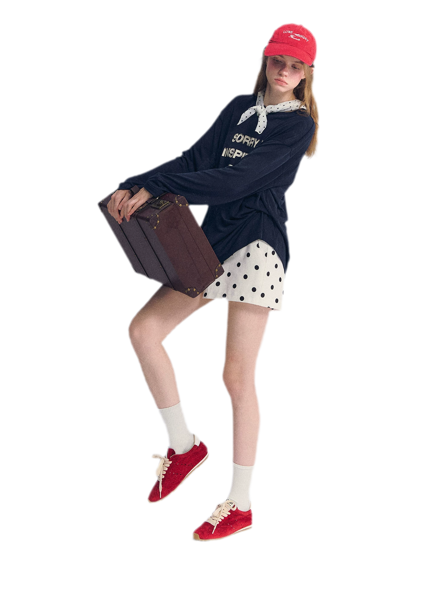Lyocell Print Long Sleeve Top