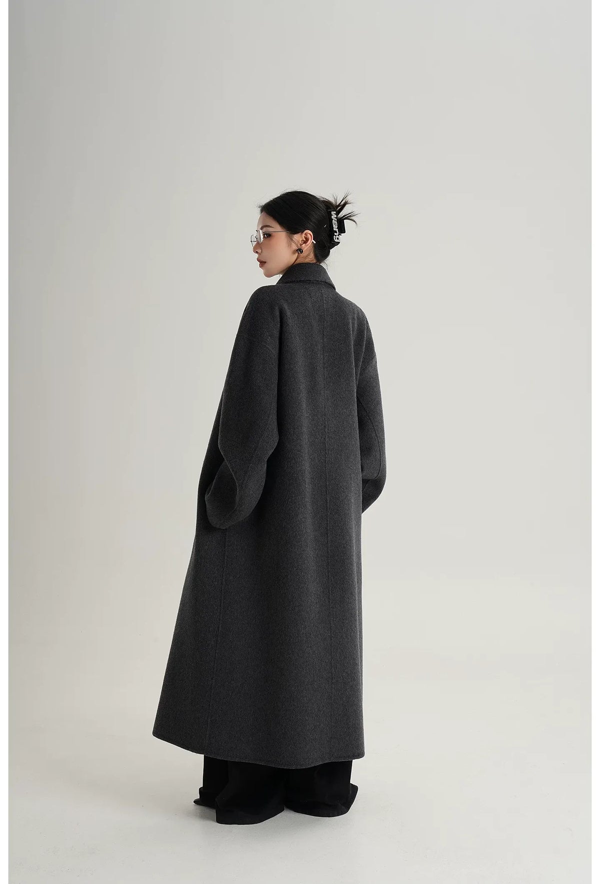 Hand-Sewn Oversized Wool Coat