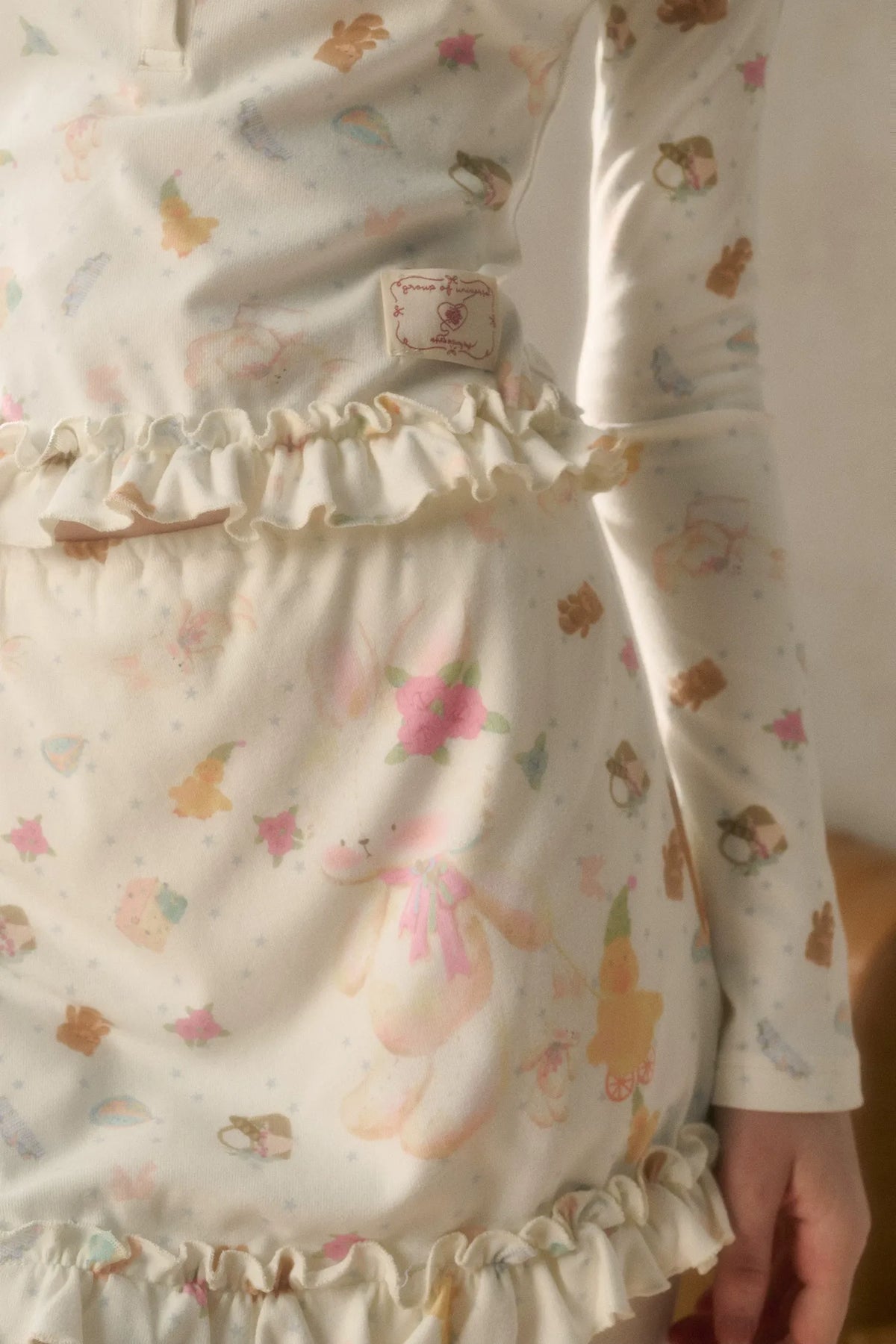 Printed Layered Cake Skirt