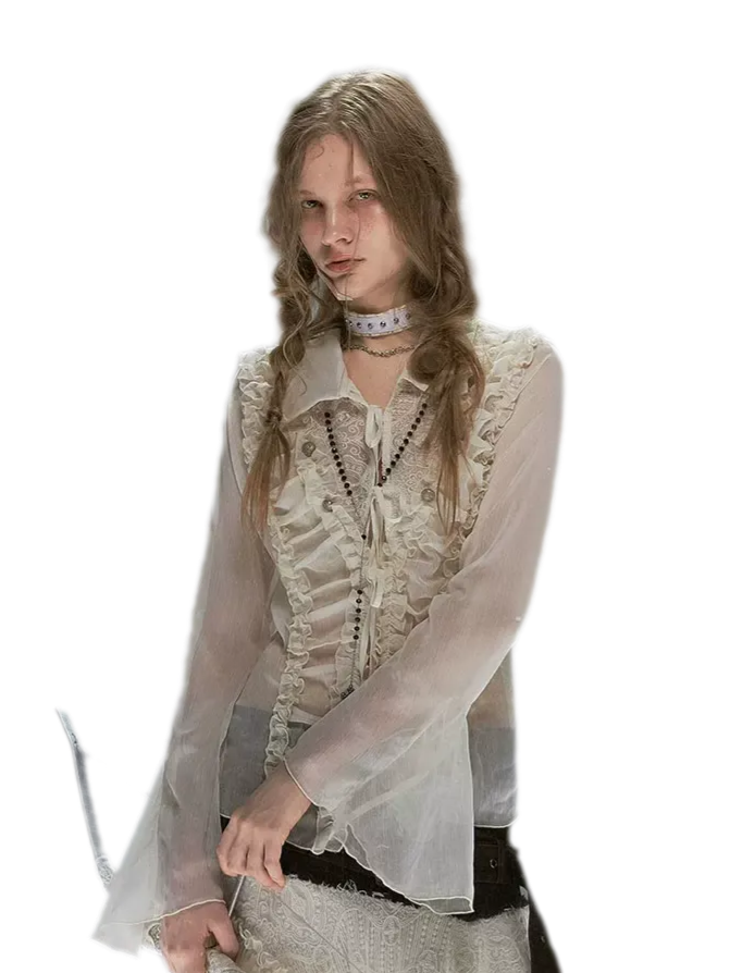 Palace Chiffon Lace Shirt