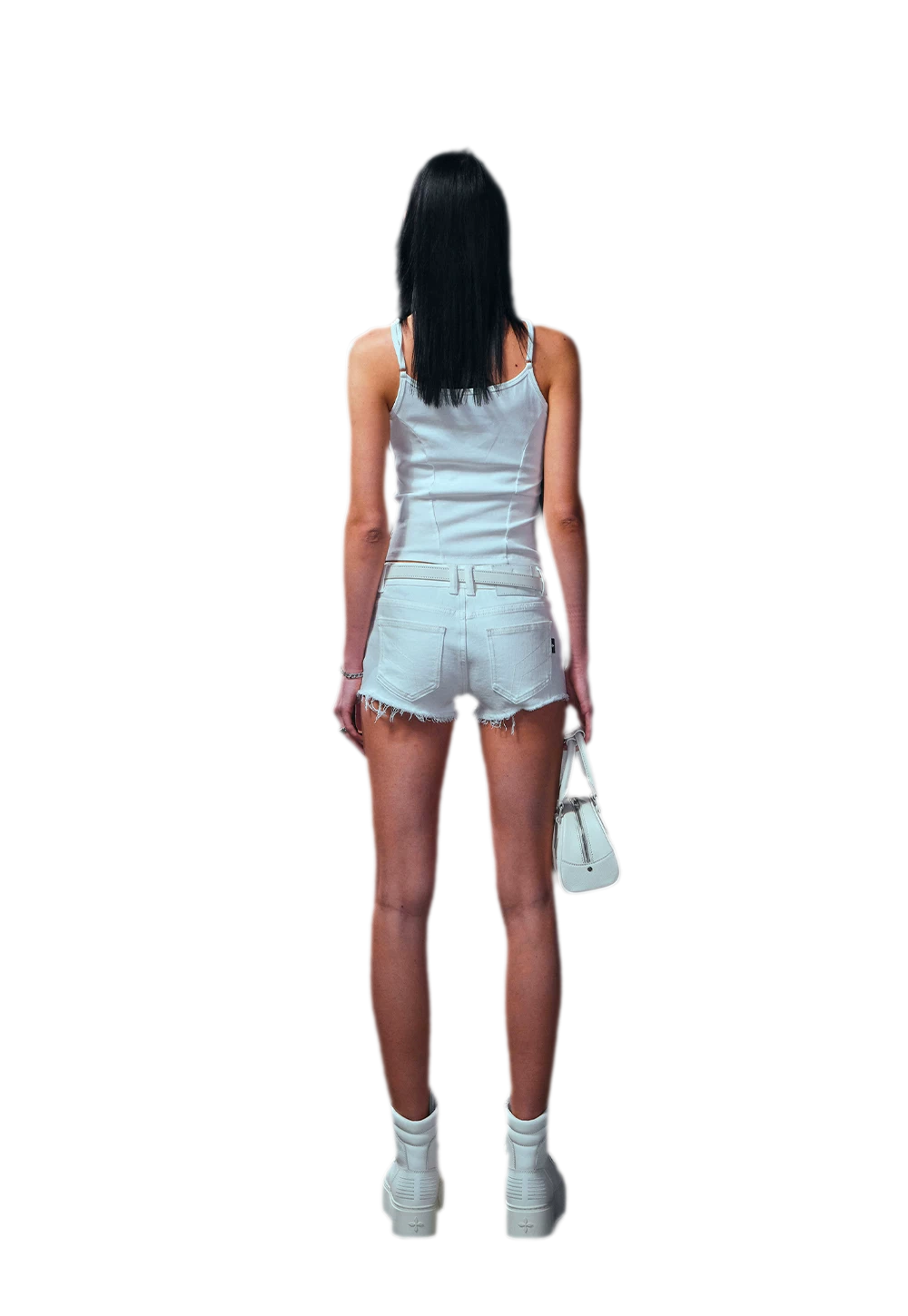 Wild Phantom Ultra Low-Rise Denim Shorts