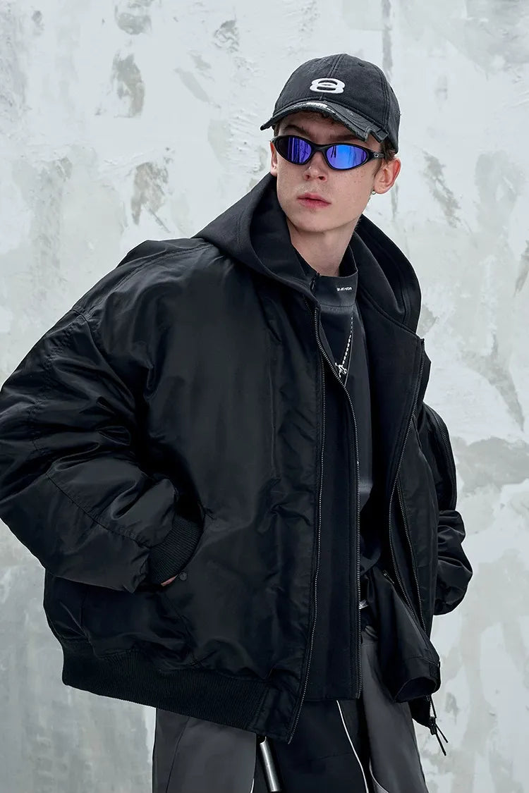 Down-Filled Detachable Puffer Jacket