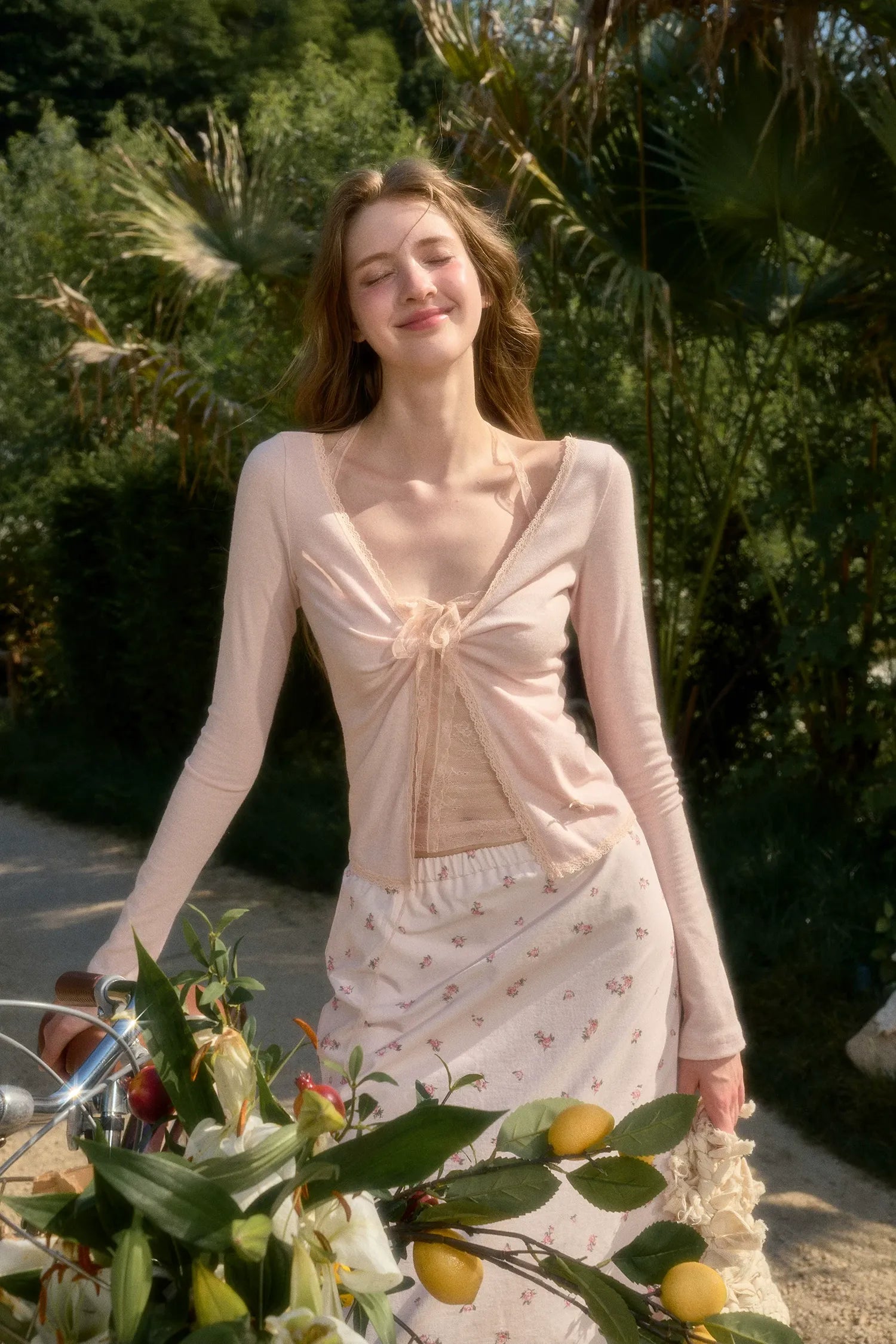 Skin-Feel Lace Cardigan
