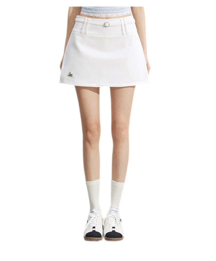 Tailored A-Line Mini Skort