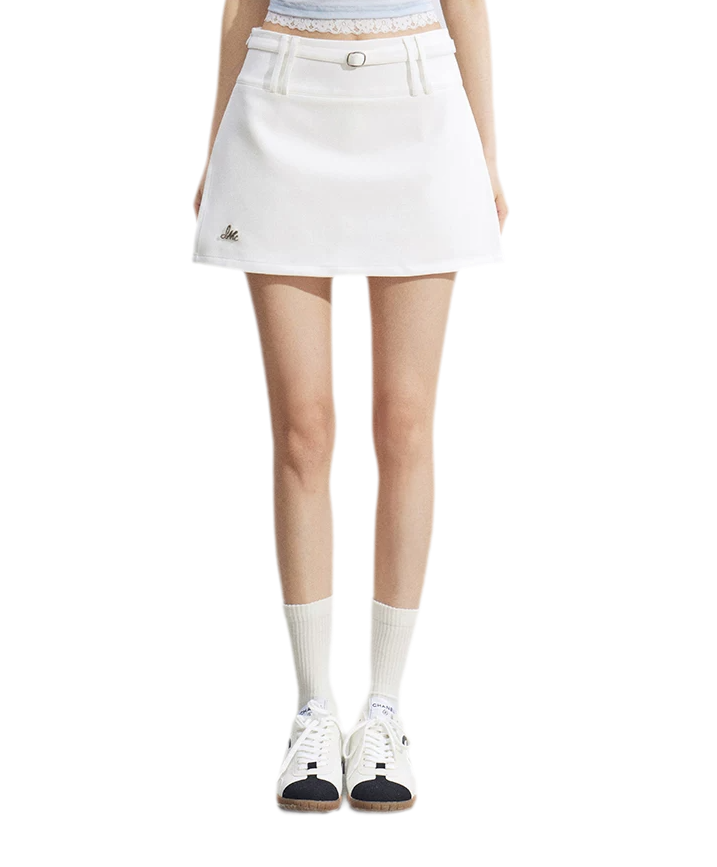 Tailored A-Line Mini Skort