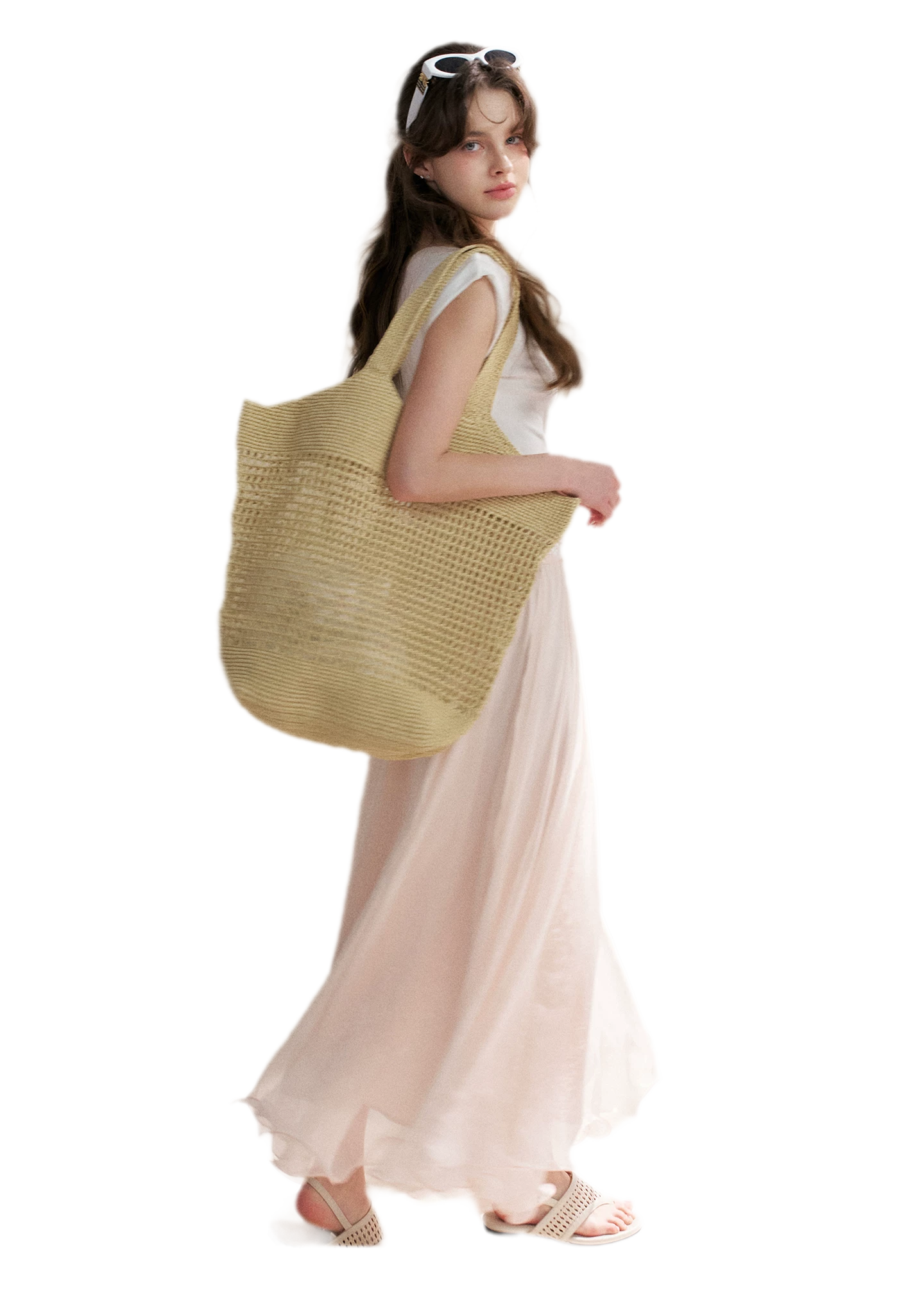 Sakura and Spring Stream A-Line Skirt