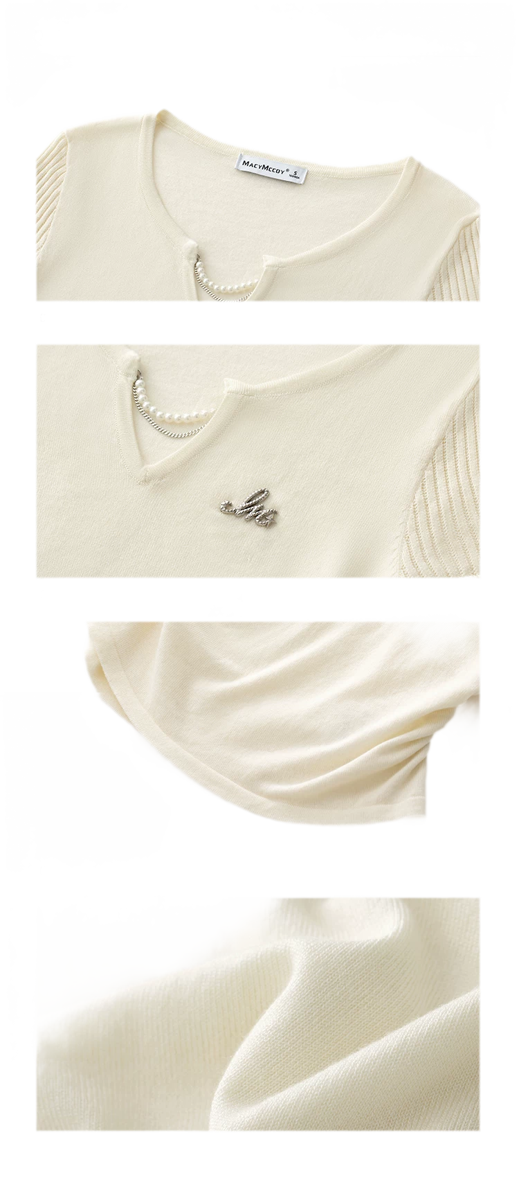 V-Neck Lyocell Tee