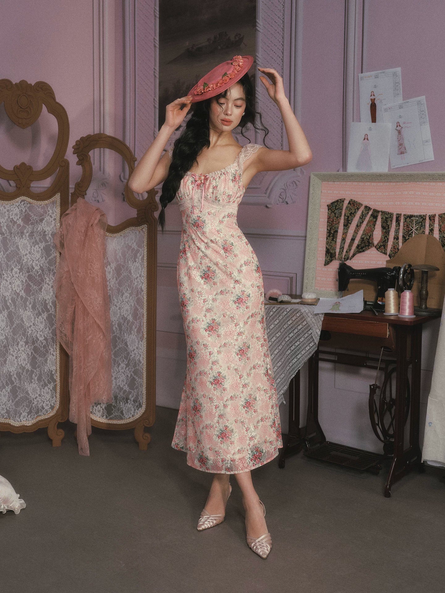Rose Music Box Dress
