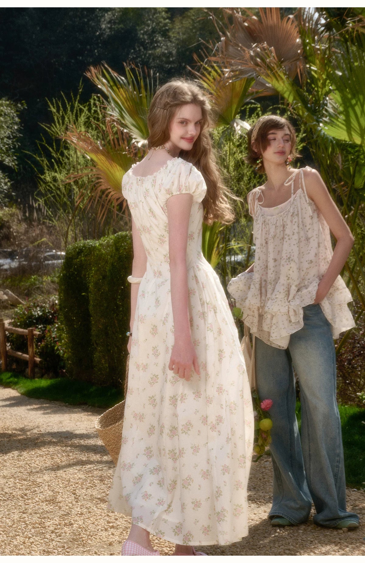 Cream Rose Holiday Rose Dress
