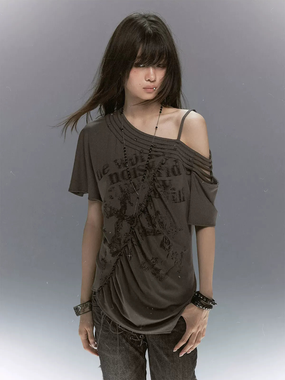 Punk Tencel Studded Tee