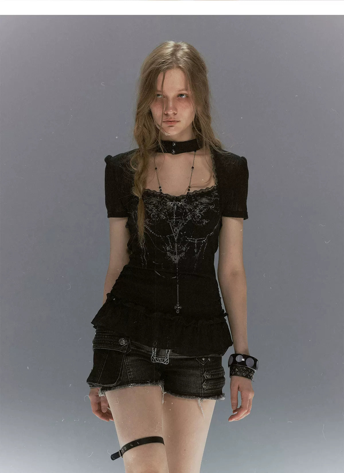 Butterbone Gothic Lace Top