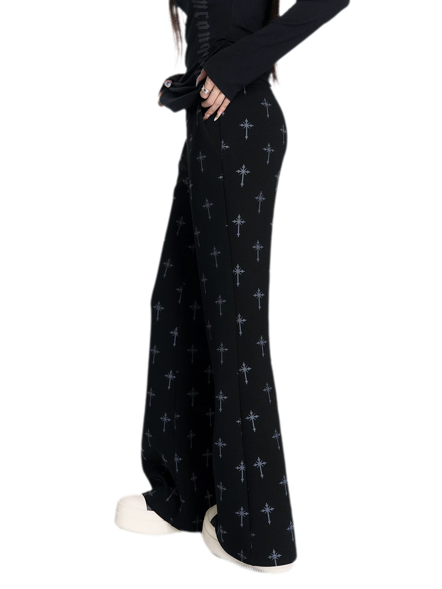 Printed Hooded Trackwear Set