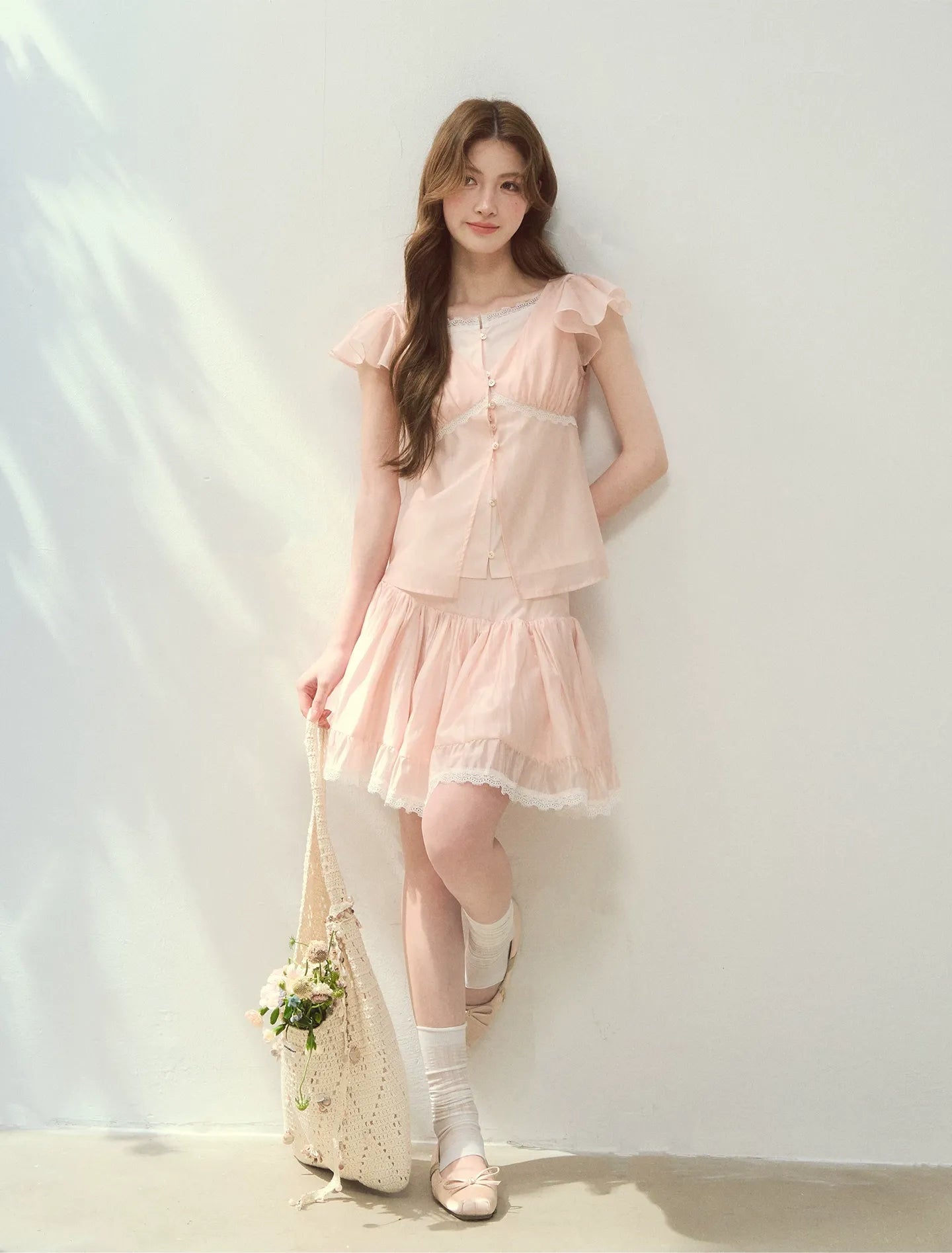 Shell Girl Blouse Skirt