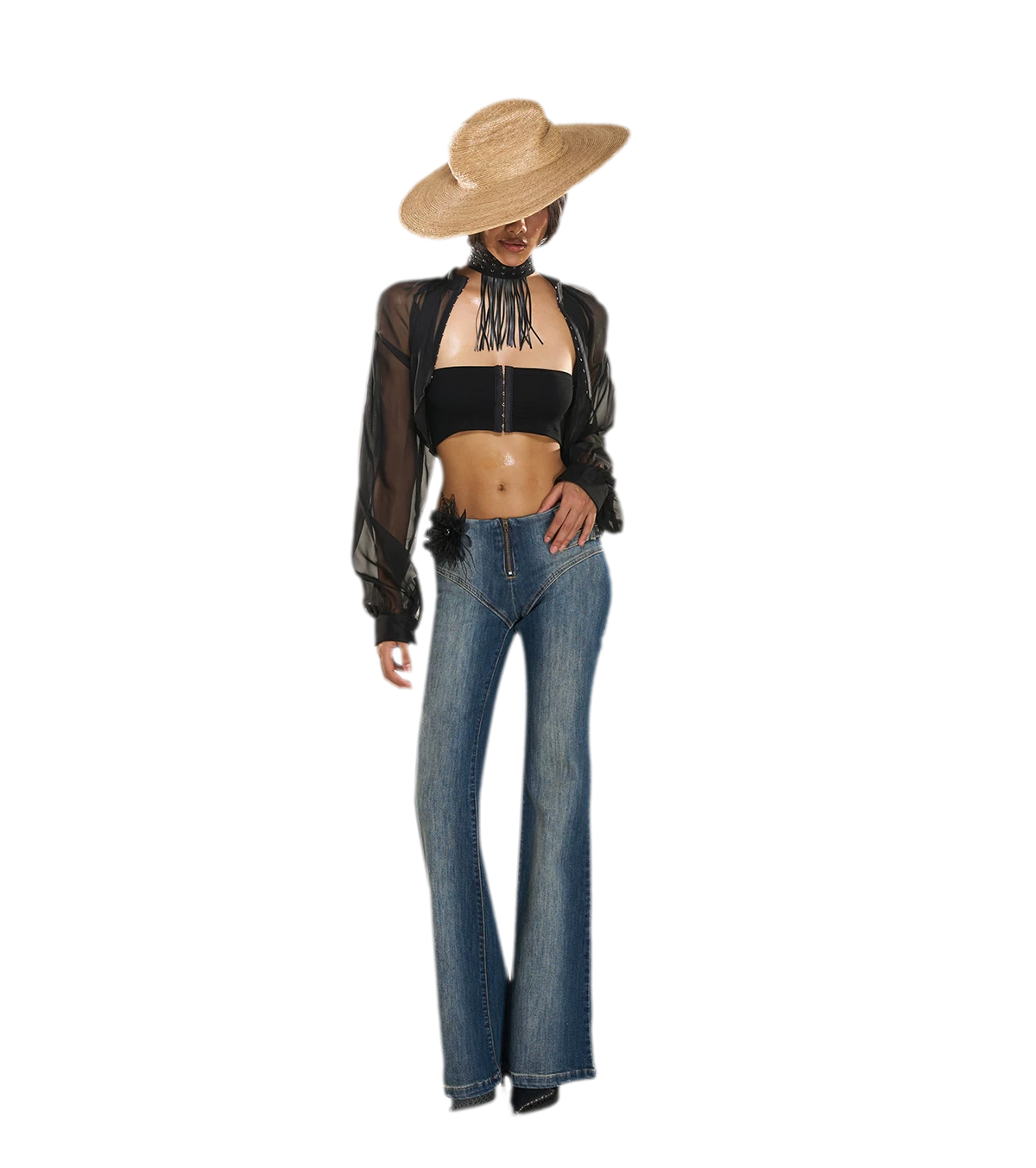 Sheer Velvet Convertible Set