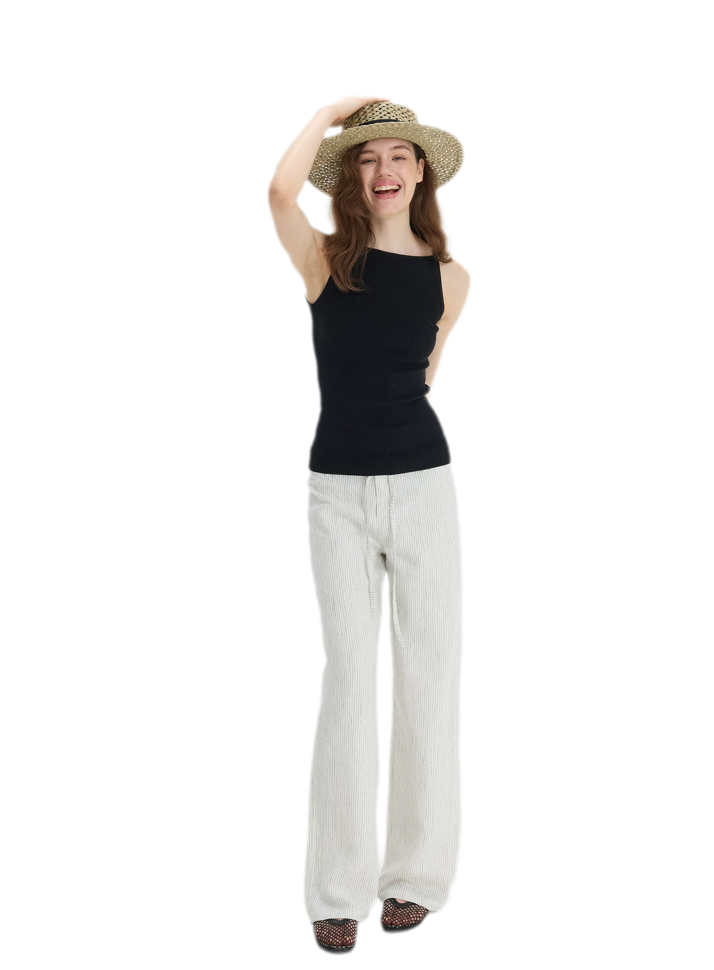 Lyocell Linen Ribbed Camisole