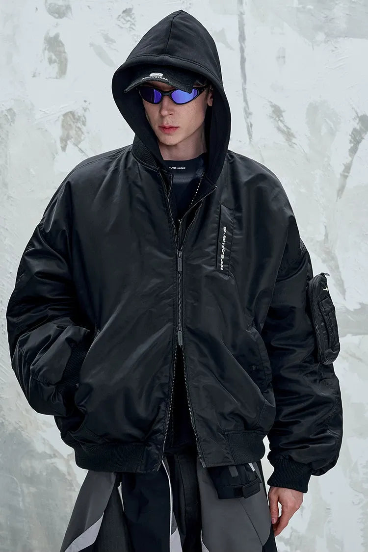 Down-Filled Detachable Puffer Jacket