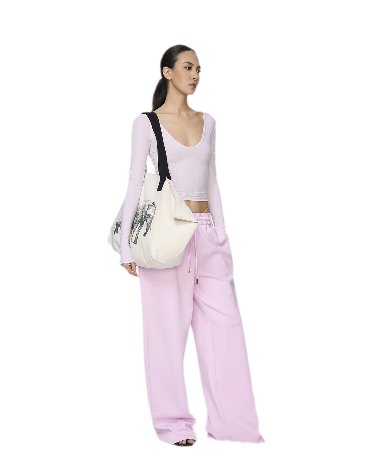 Canvas Elephant Tote Bag
