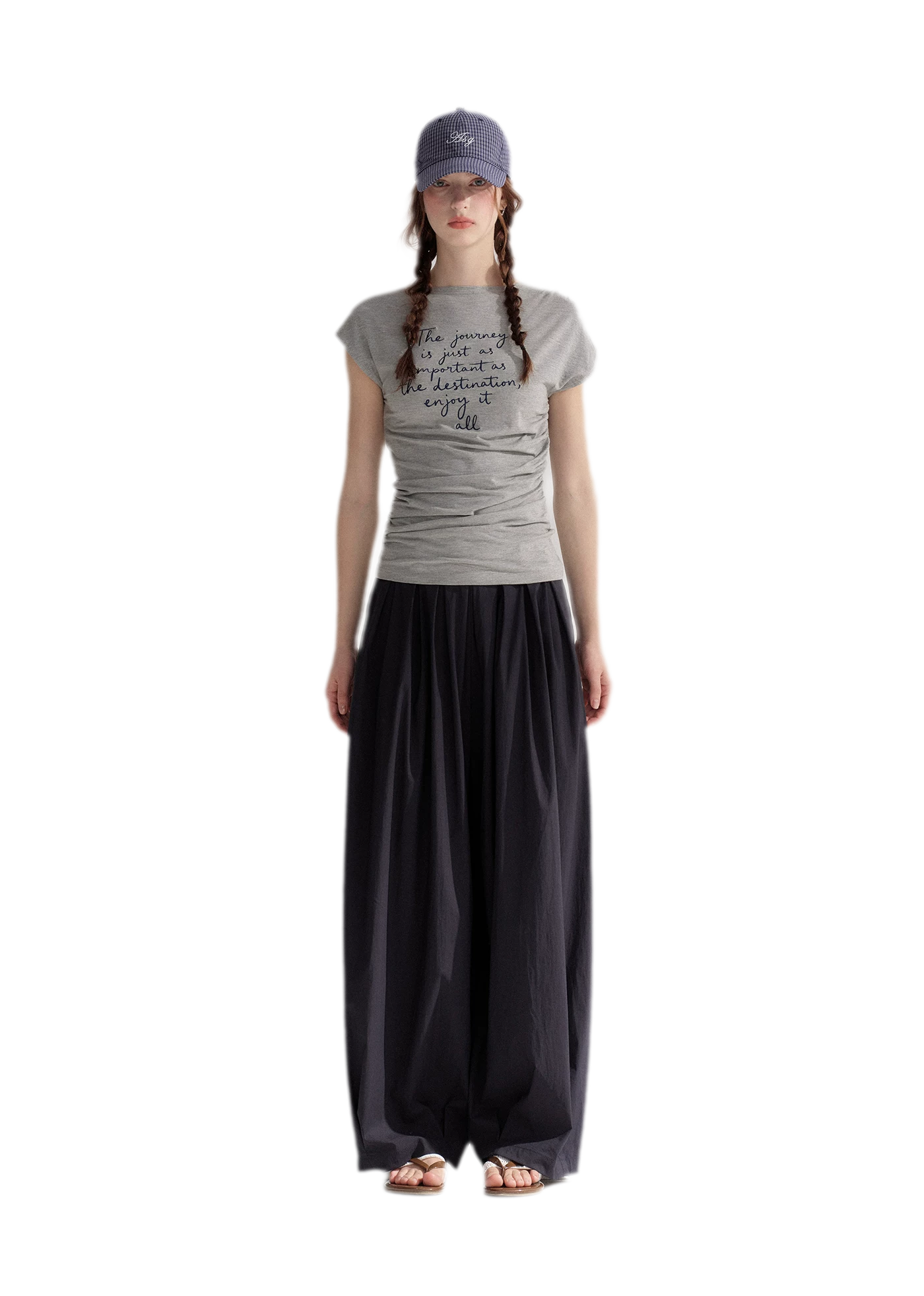 Pleated Balloon Relaxed Pants