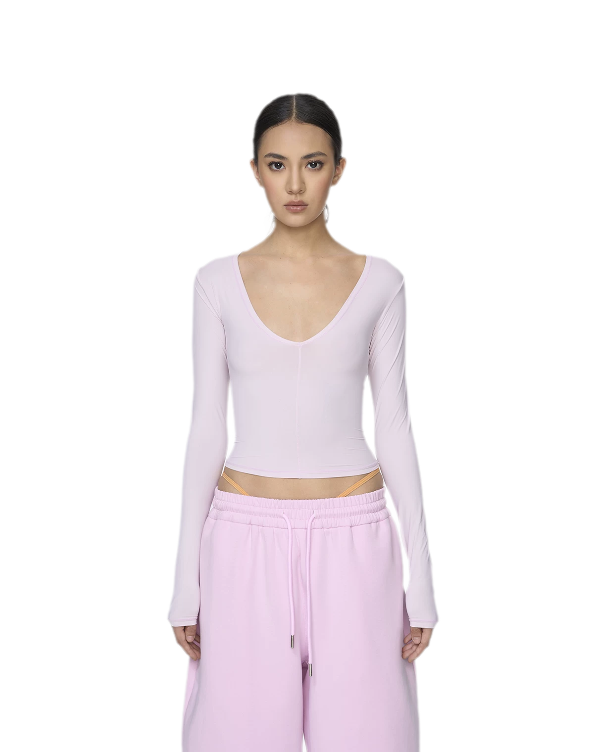 Deep V Slim Top