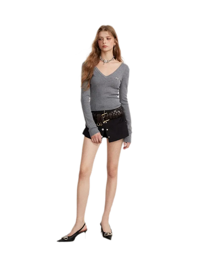 Double-Waist Convertible A-Line Skort