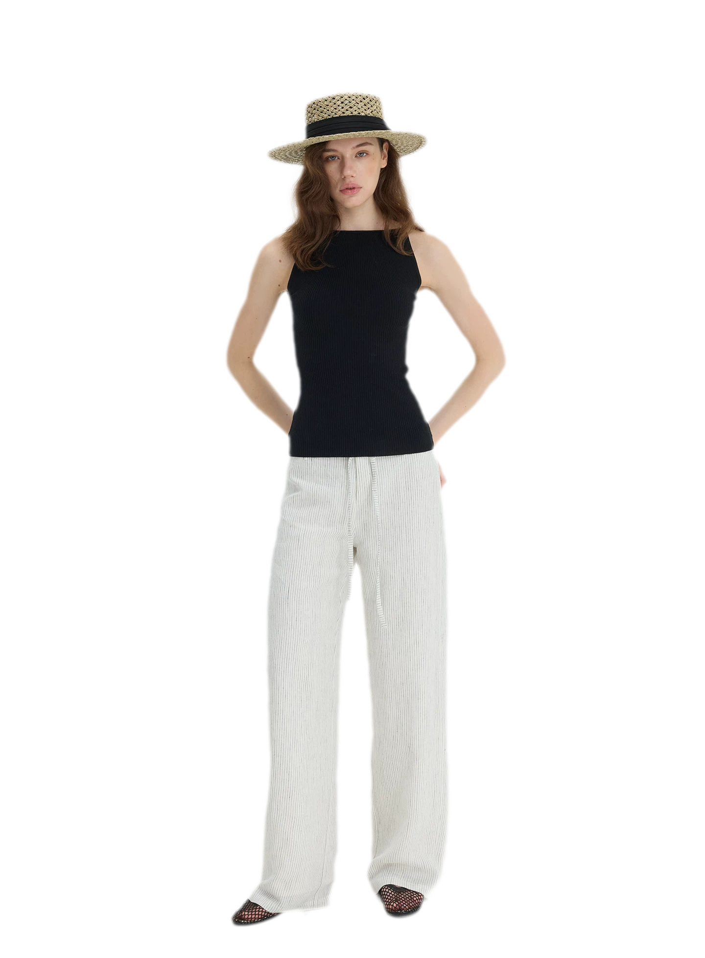 Lyocell Linen Ribbed Camisole
