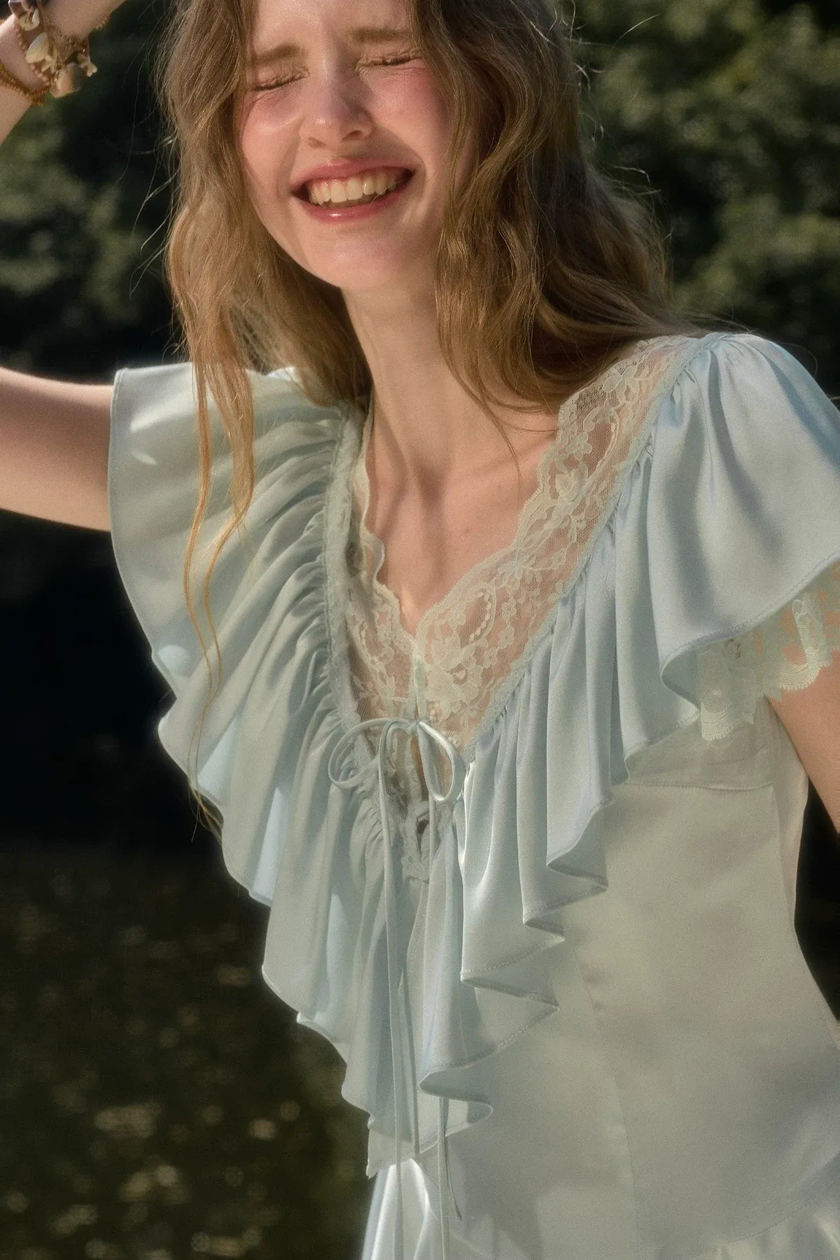Lace V-Neck Dress