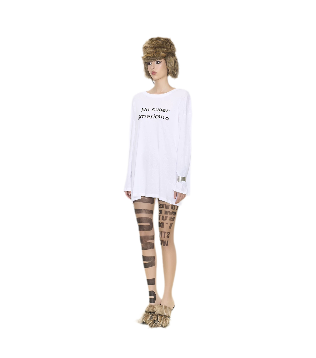 Sheer Letter Tights