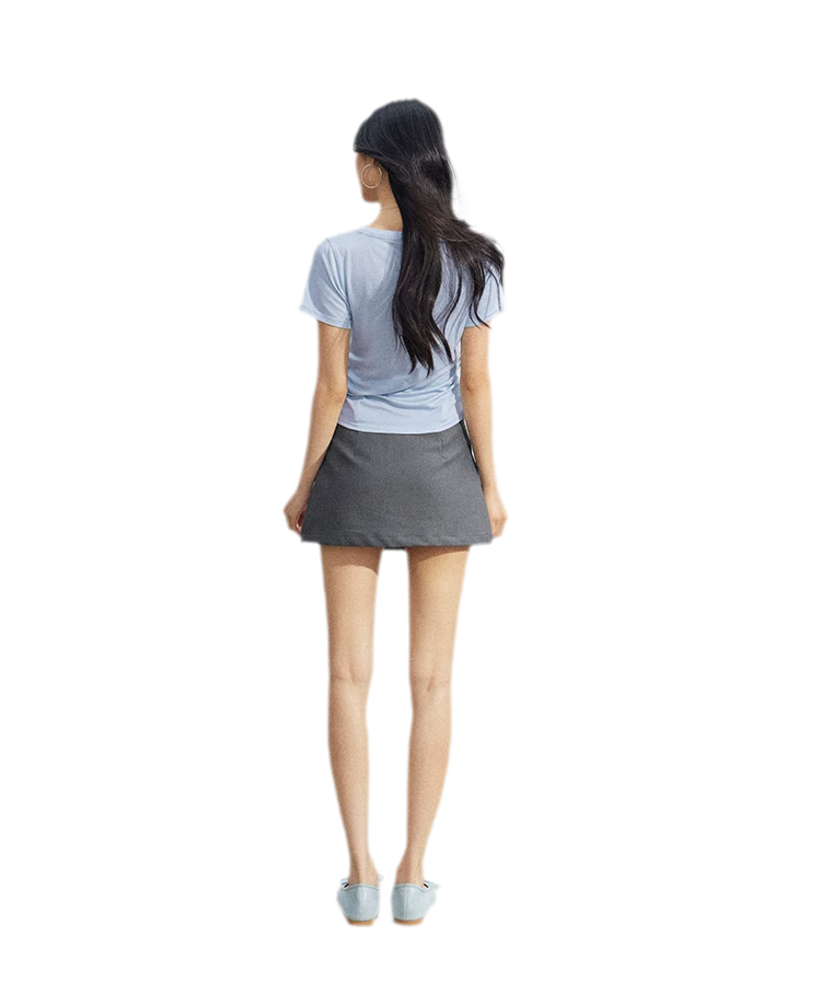 Butterfly Ruched Tee