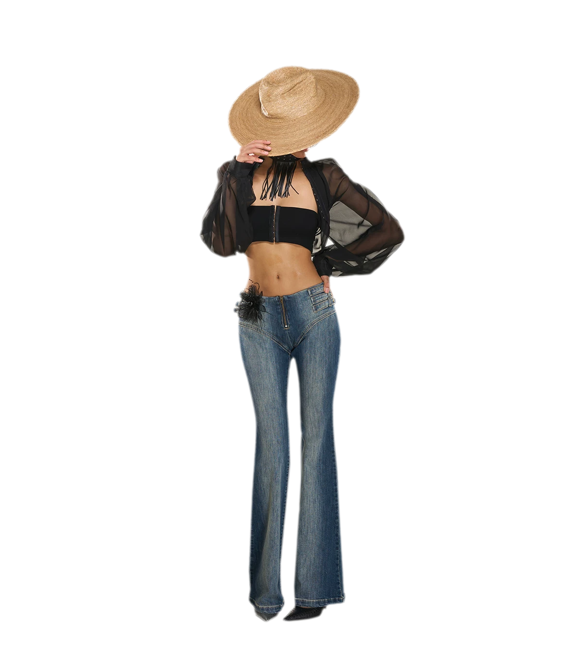 Sheer Velvet Convertible Set