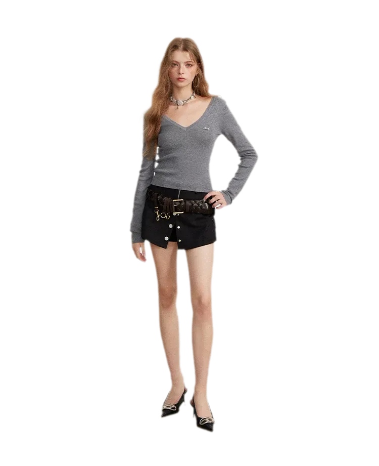 Double-Waist Convertible A-Line Skort